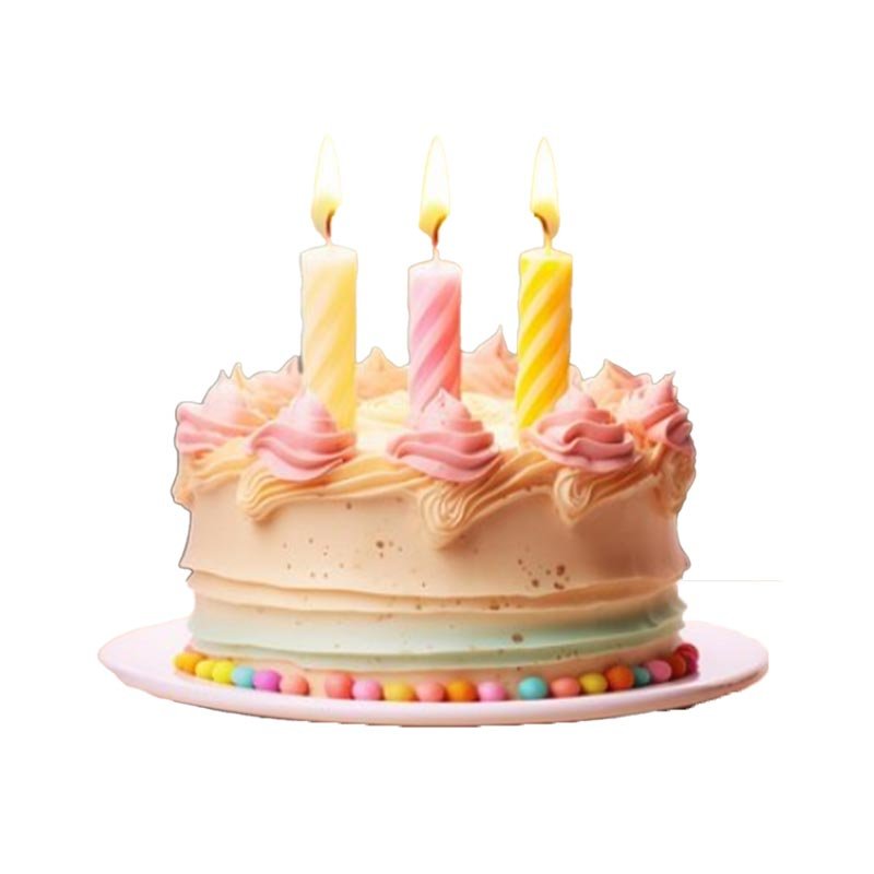 Pastel Pink Strawberry Cake