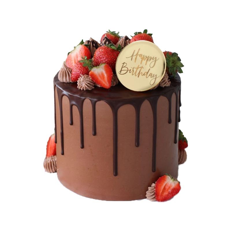 Dripping Chocolate Cake-2