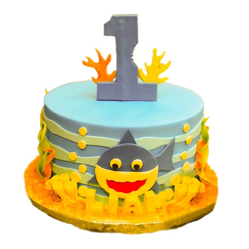 Delightful Baby Shark Cake-1