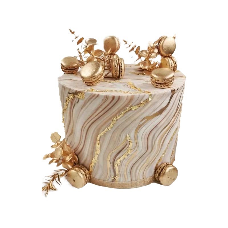 Metallic Gold Cake