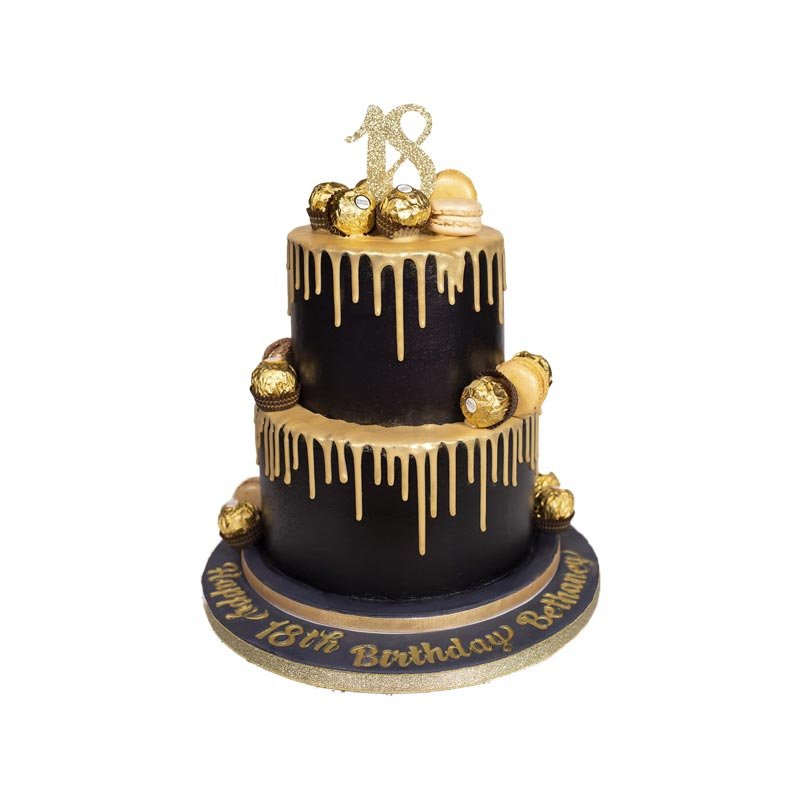 2 tier 18th birthday Ferrero Rocher cake
