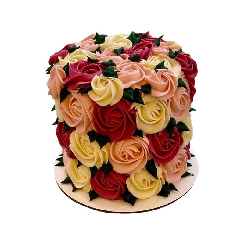 Rosette Filled Cake