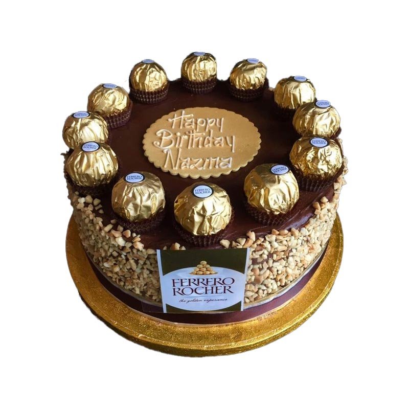 Special Ferrero Rocher Chocolate Cake