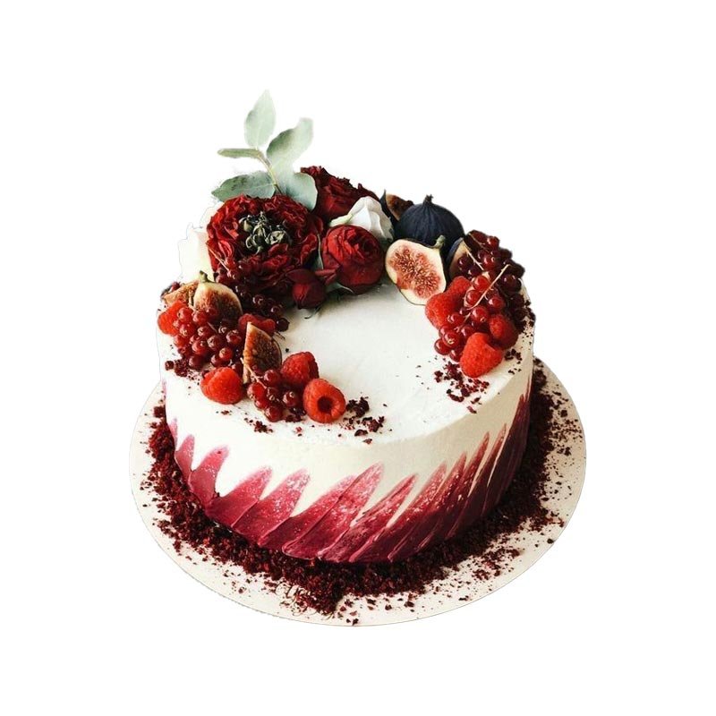 Raspberry Theme Cake