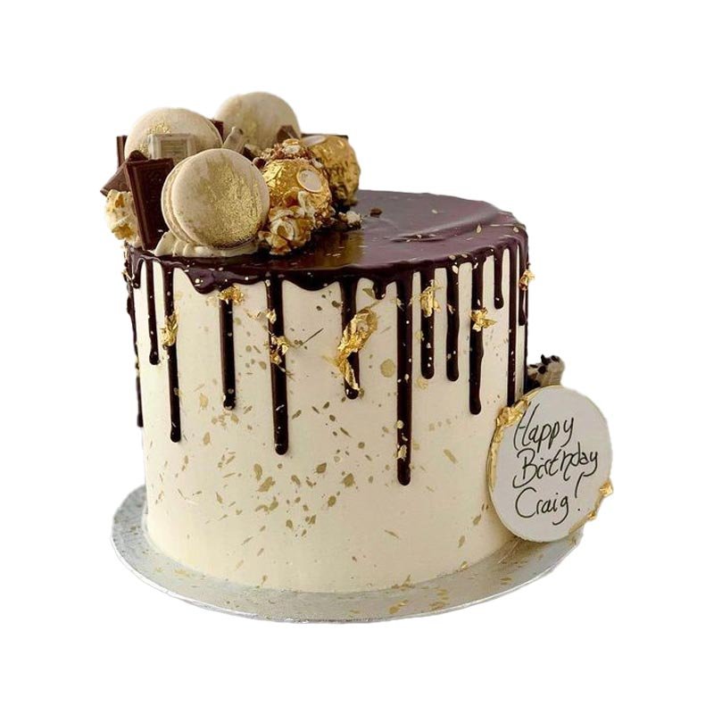 luxurious Ferrero Rocher Dripping Cake