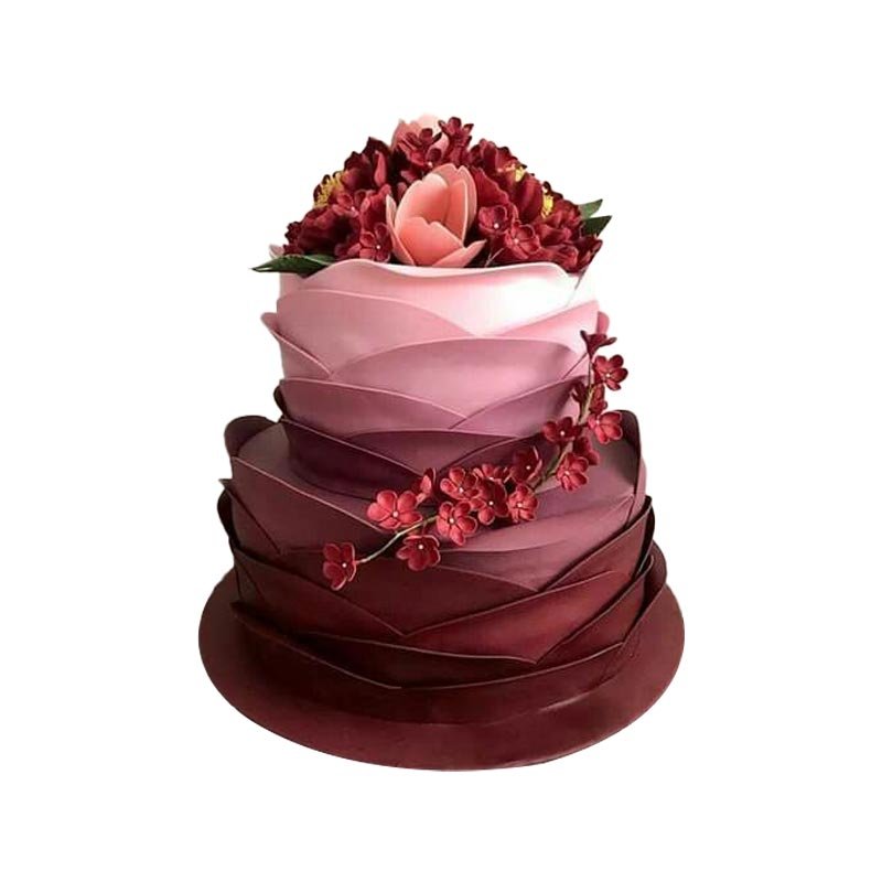 Multi Storey Flower Plant Cake