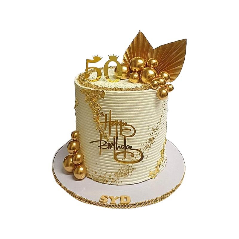 Golden Jubilee Cake-1