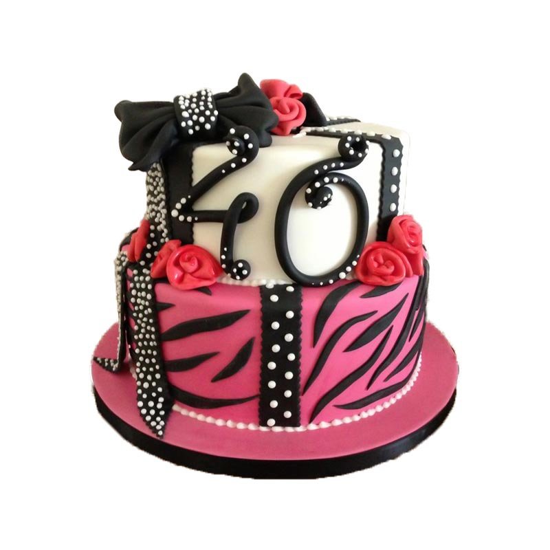Zebra Stripe Pink And White Bow Theme