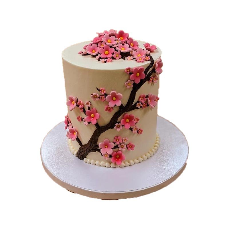 Beautiful Sakura Theme Cake