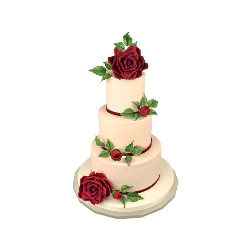 Elegant 3 Tier Cake-1