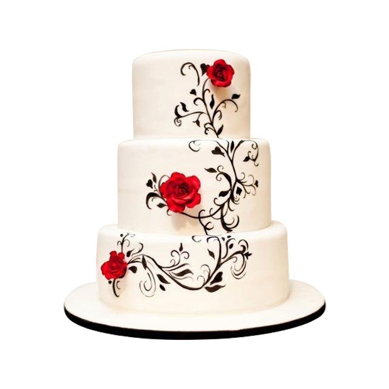 Elegant 3 Tier Cake-3