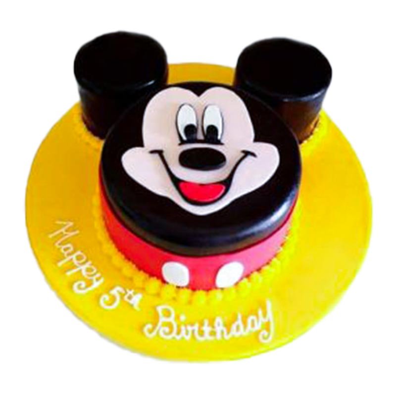 Mickey Mouse Shape Cake