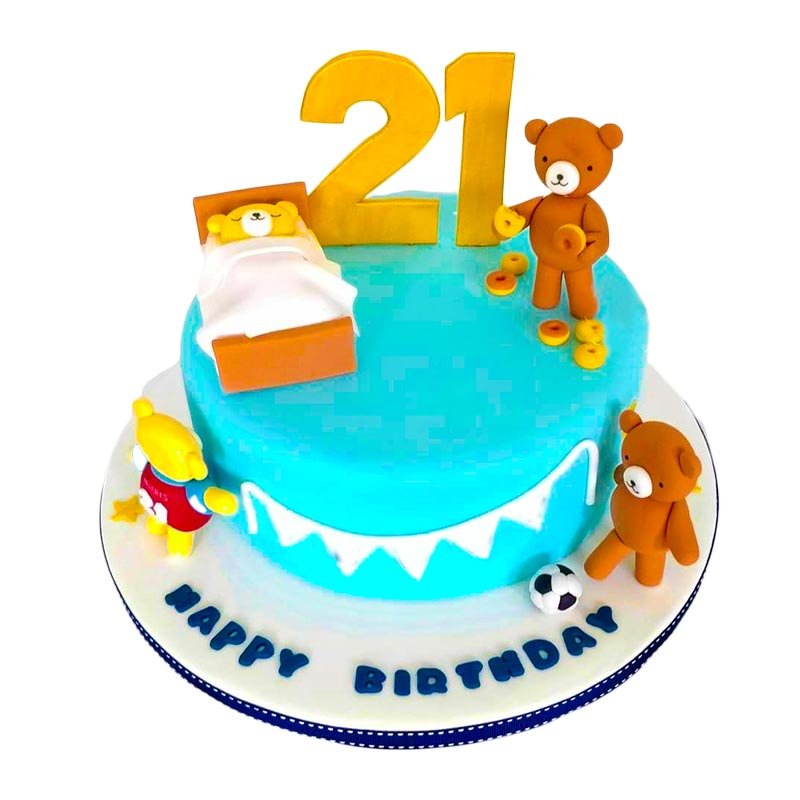 Teddy Bear Cake - 2