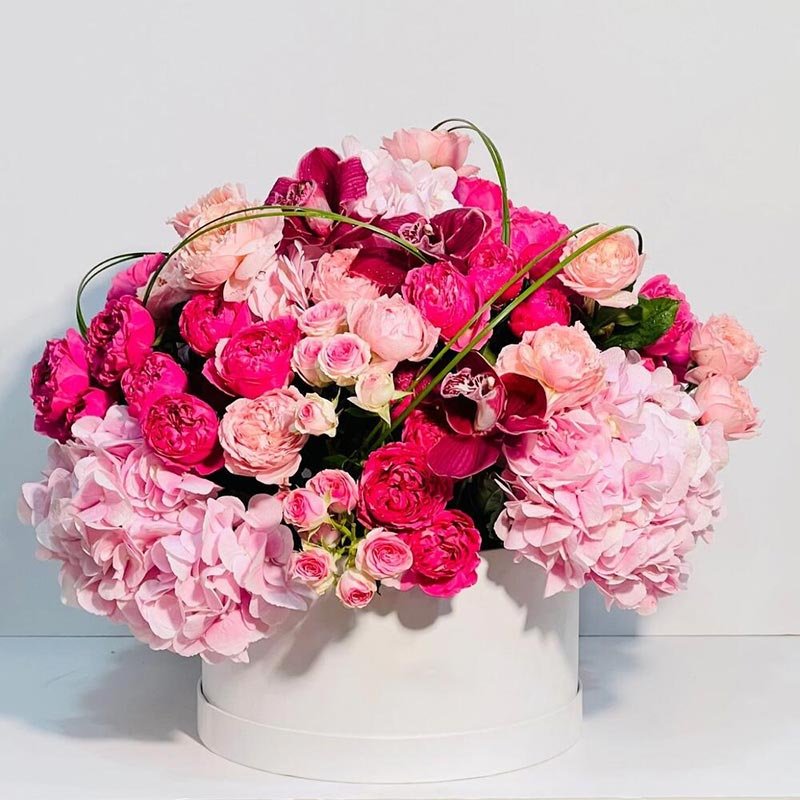 Flowers in a box