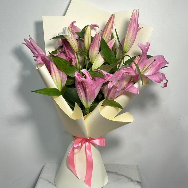 Pink Lilly Bouquet