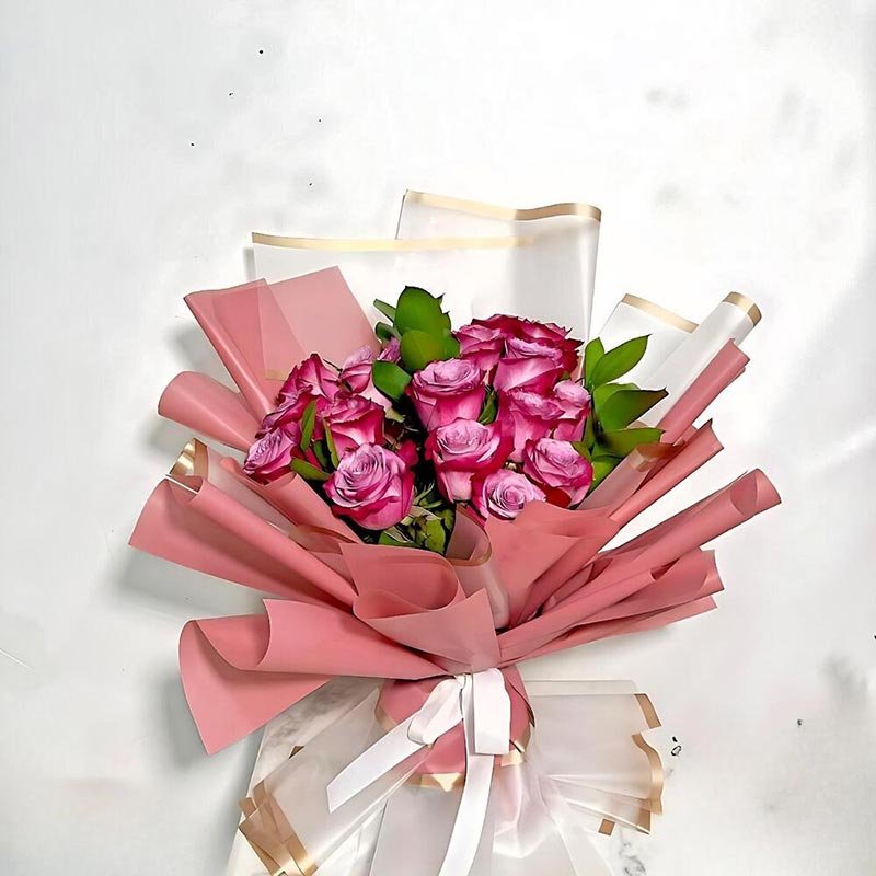 Purple Roses Bouquets