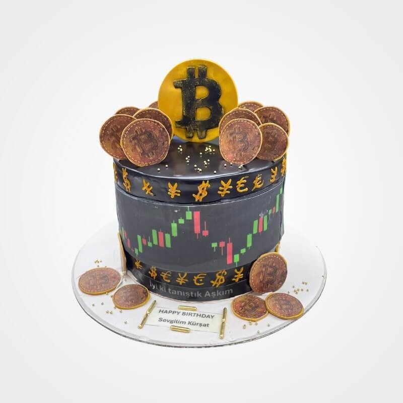 Cryptocurrency Cake