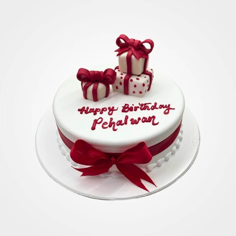 Gift Box cake 2