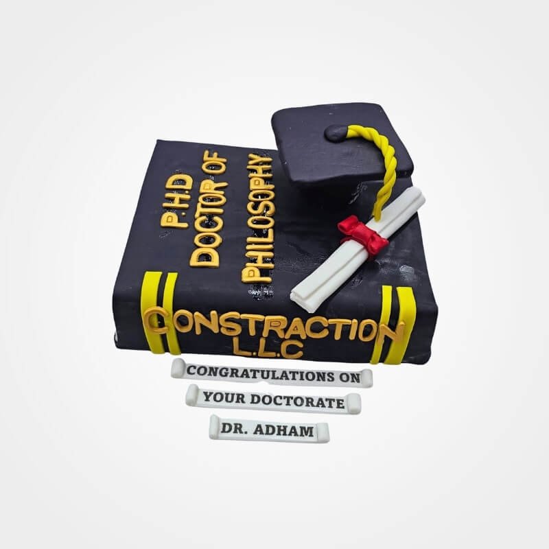 Graduation Book Cake