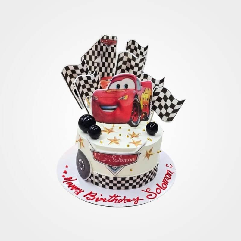 Lightning McQueen Cake