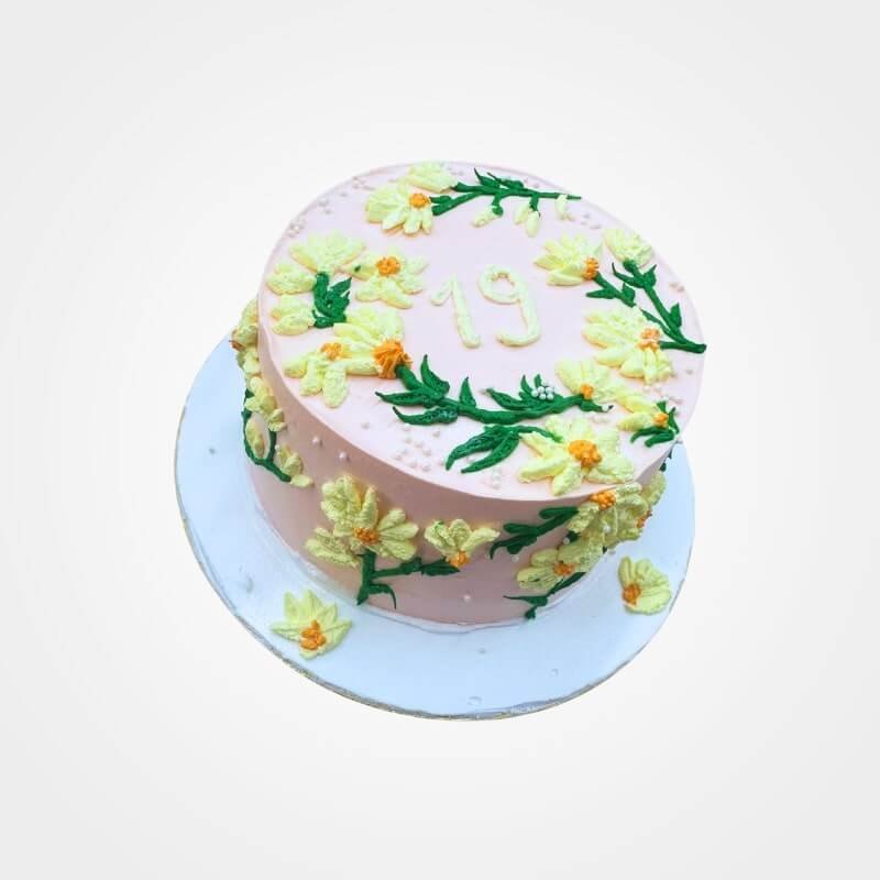 Vintage Floral Cake