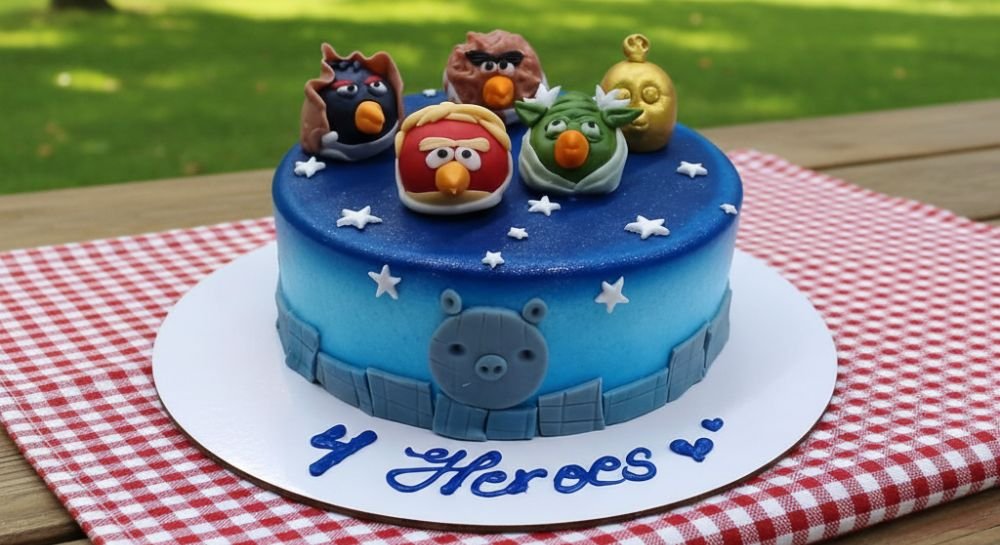 Angry Birds Star Wars Cake
