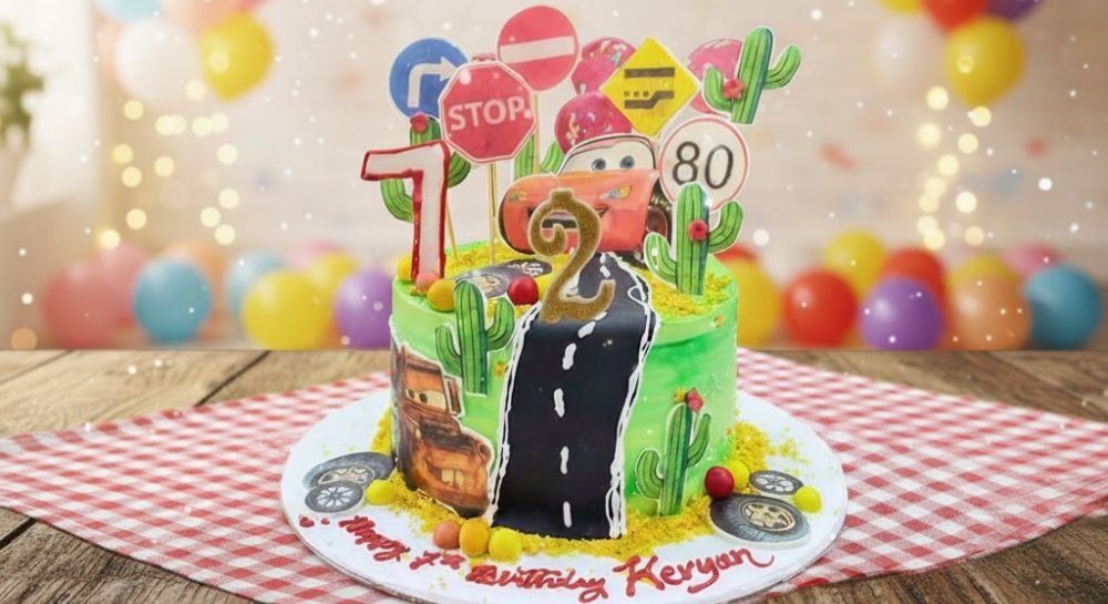 Disney Car Cake