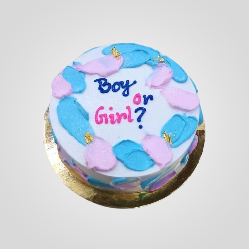Gender Reveal Cake