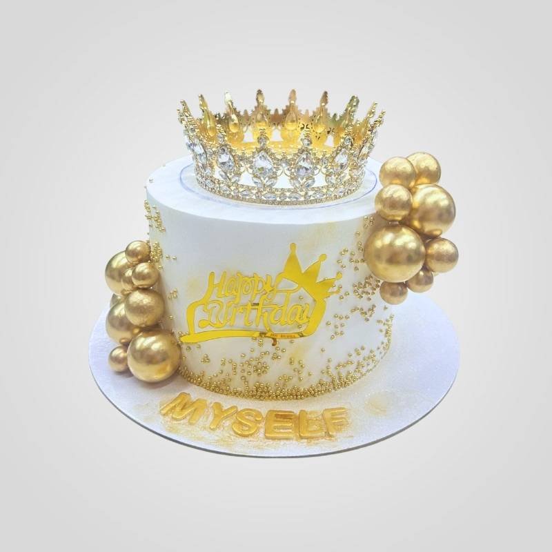 Golden Crown Cake