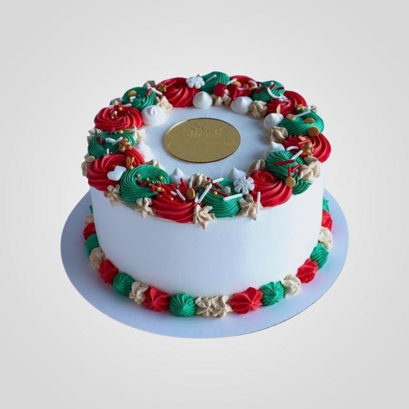 Christmas Wreath Cake