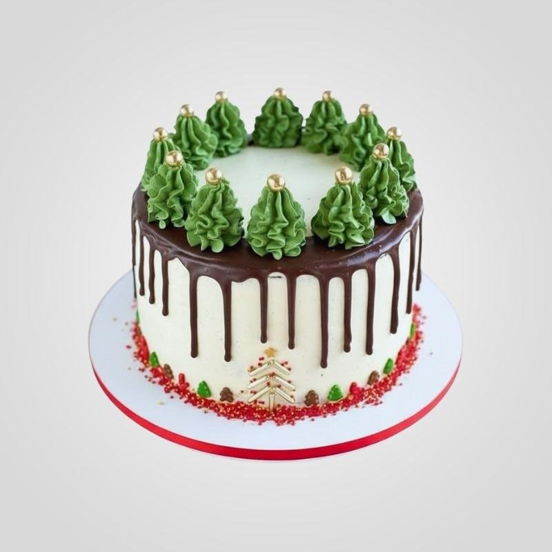 Christmas tree cake 2