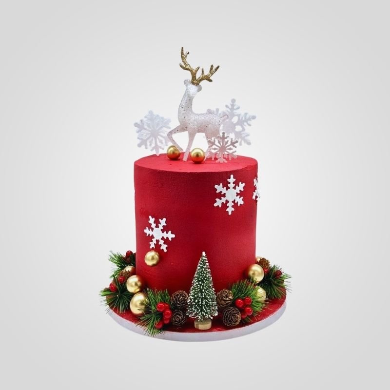 Festive Christmas Themed Cake