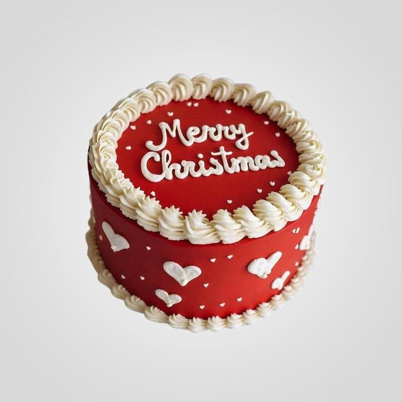 Vintage style Christmas cake