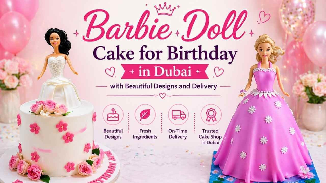 barbie doll cake for birthday