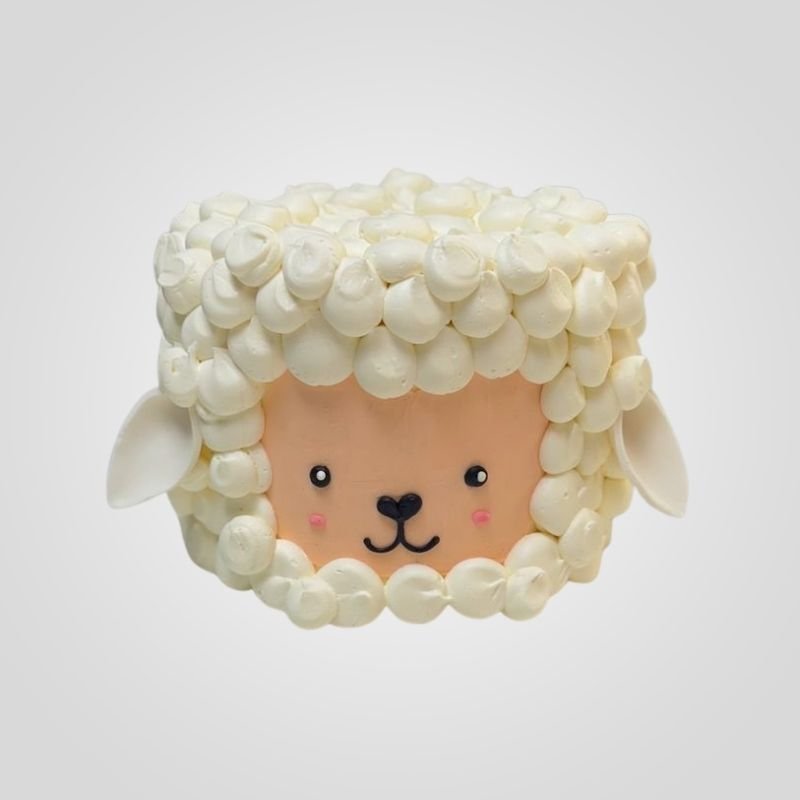 Lamb Face Cake