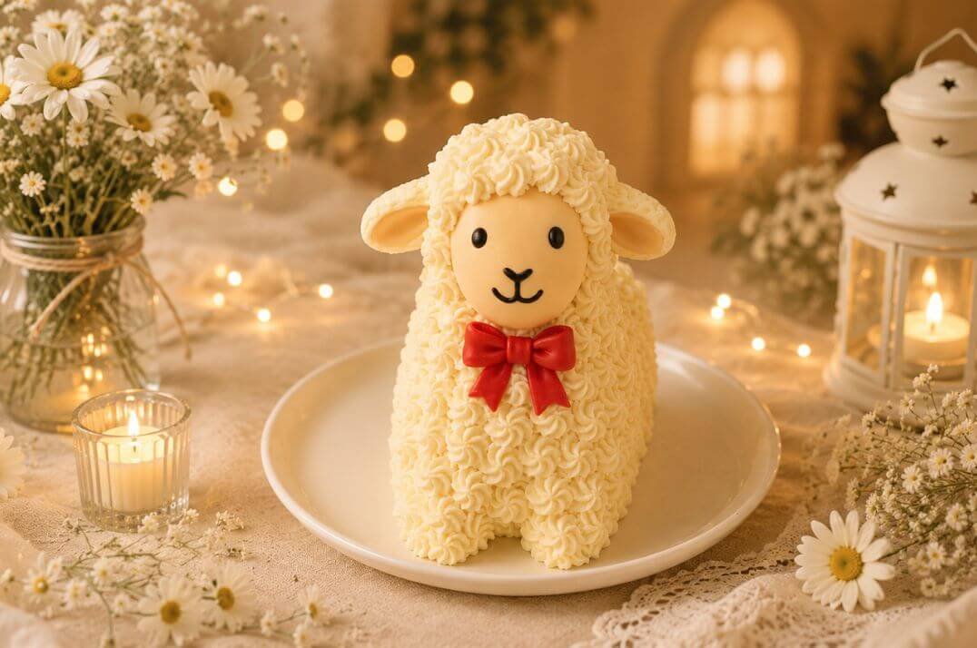 Standing Sheep Cake