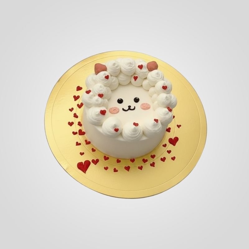 Cloud lamb bento cake