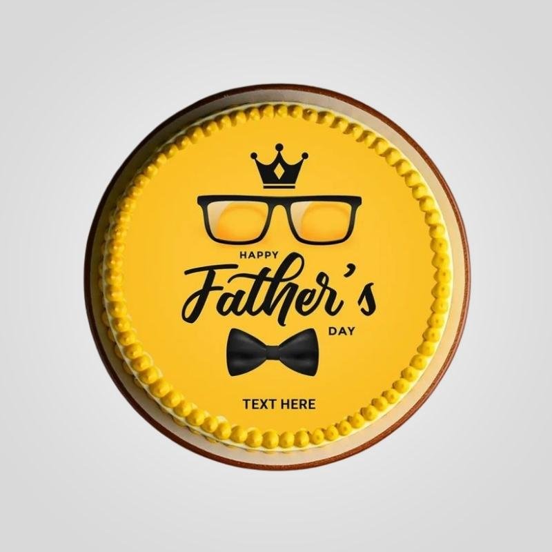 The Golden King Father's Day Cake
