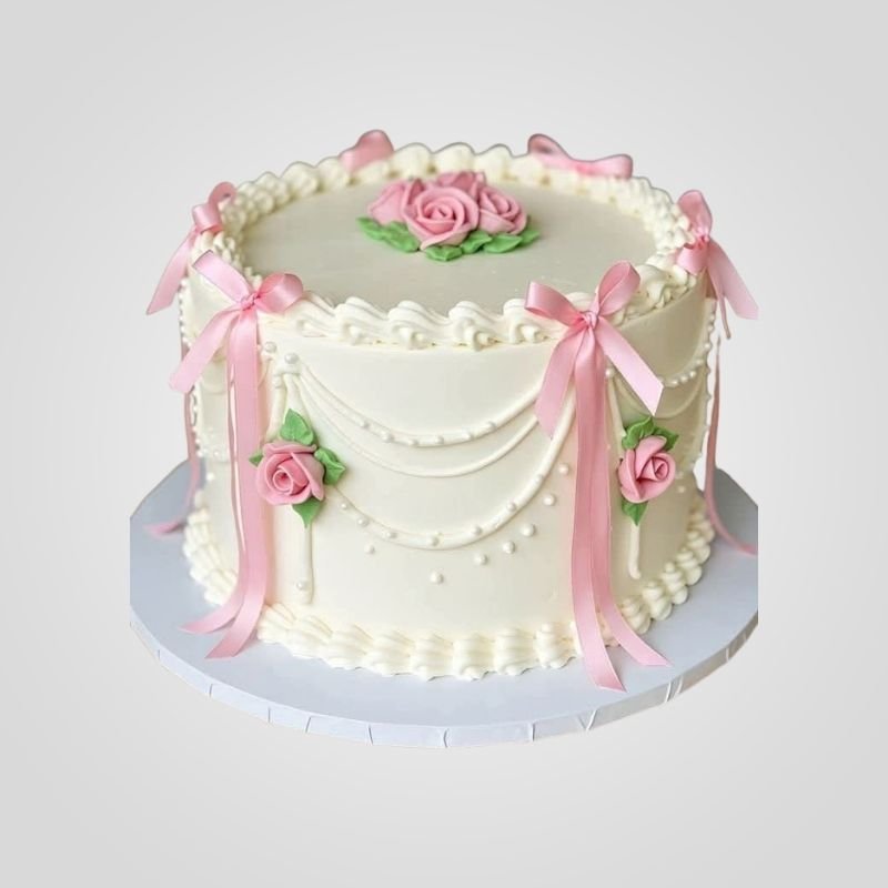 Ribbon Vintage Cake