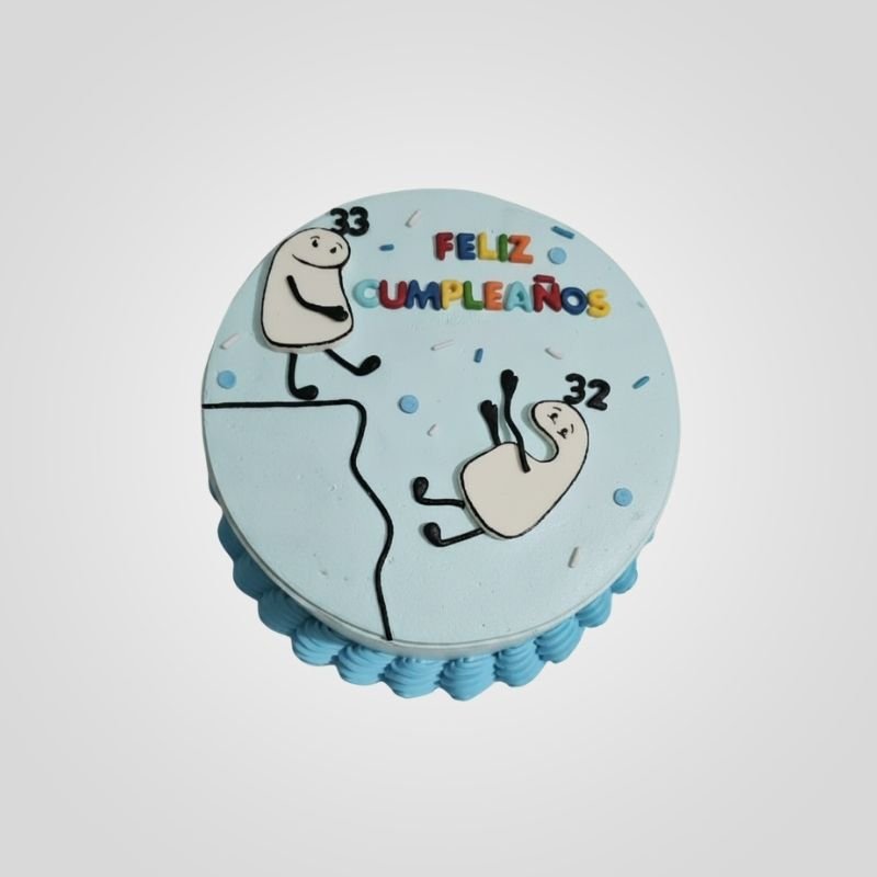 Spanish Flork meme cake