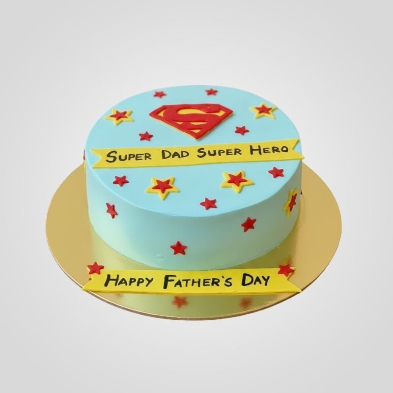 Superhero Father's Day Cake